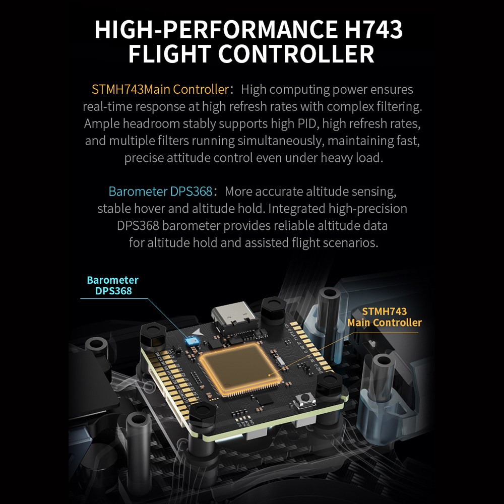 Axisflying H743 PRO Flight Con - Fpv Drone Flight Controller incelemesi ve fiyatı