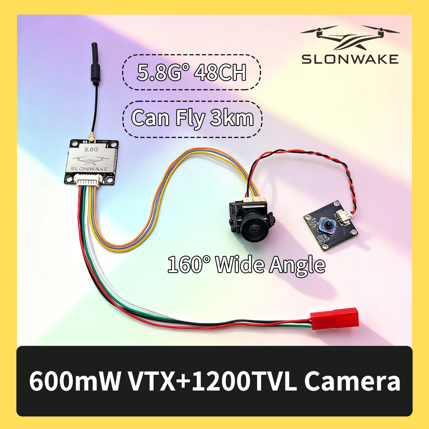 SLONWAKE 5.8G 600mW 7-24V FPV  - Fpv Drone Receiver incelemesi ve fiyatı