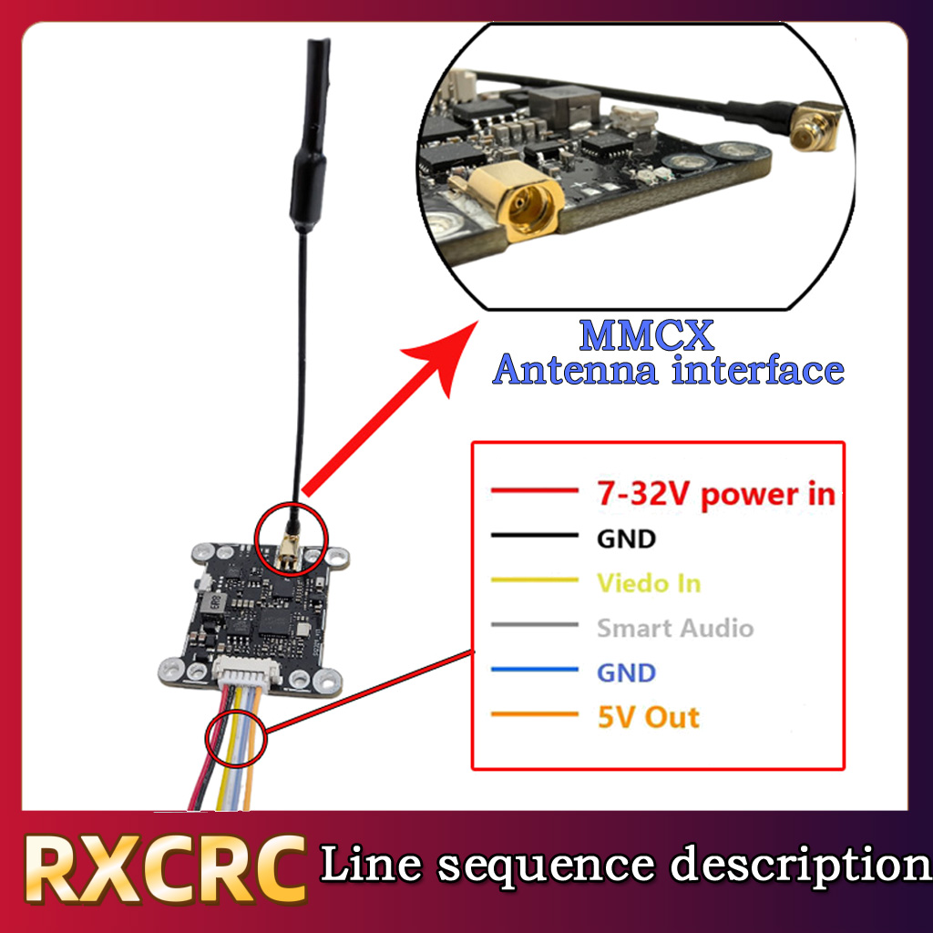 RXCRC 5.8G Module 48CH 1.6W VT - Fpv Drone Frame incelemesi ve fiyatı