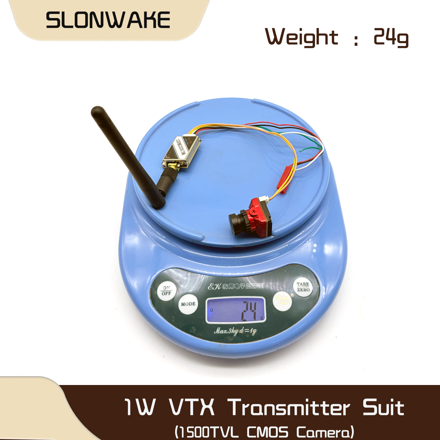 SLONWAKE  5.8G 48CH 1W VTX 100 - Fpv Drone Frame incelemesi ve fiyatı