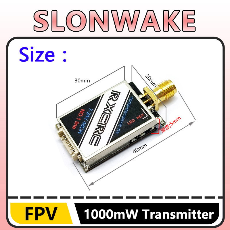 SLONWAKE  5.8G 48CH 1W VTX 100 - Fpv Drone Frame incelemesi ve fiyatı