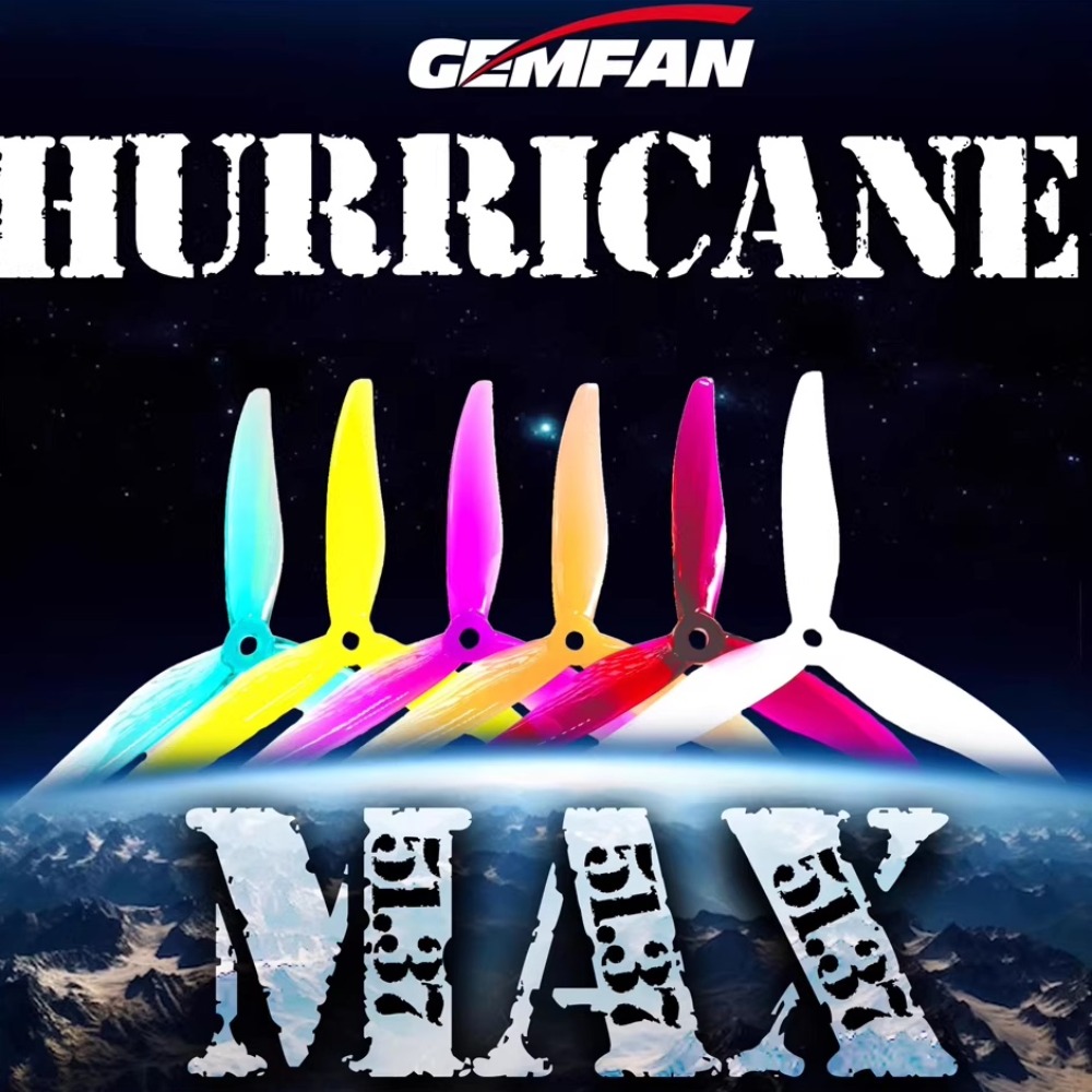 2Pairs Gemfan Hurricane 51377  - Fpv Drone Motor incelemesi ve fiyatı