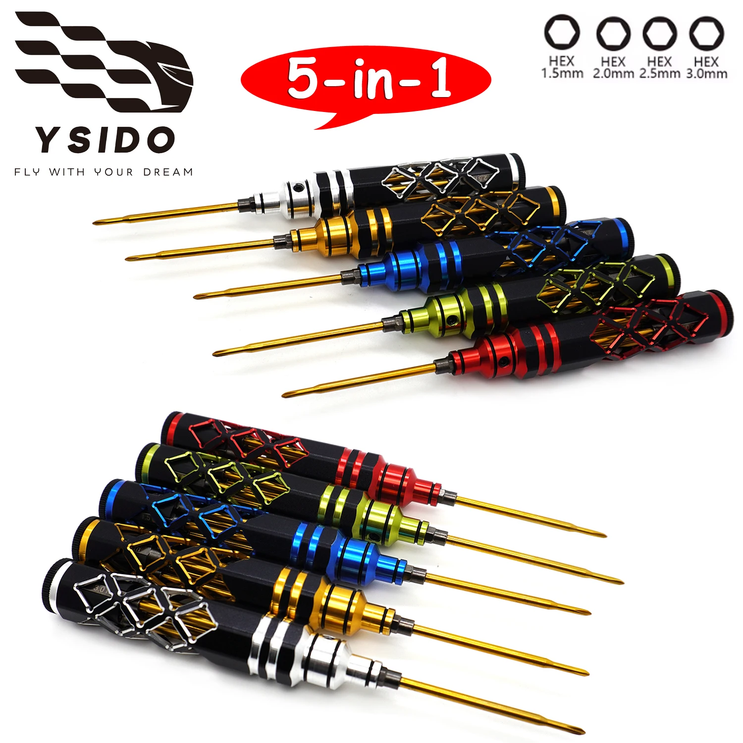 ​YSIDO 1.5mm 2.0mm 2.5mm 3.0mm - Fpv Drone Tool Kit incelemesi ve fiyatı