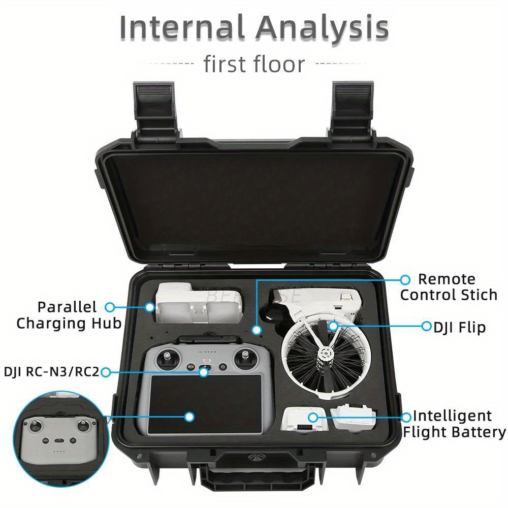 For DJI Flip hard-shell storag - Fpv Drone Bag incelemesi ve fiyatı