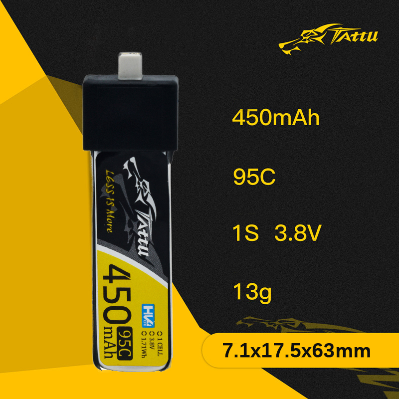 3Pcs NEW TATTU 450/500/550mAh  - Fpv Drone Battery incelemesi ve fiyatı