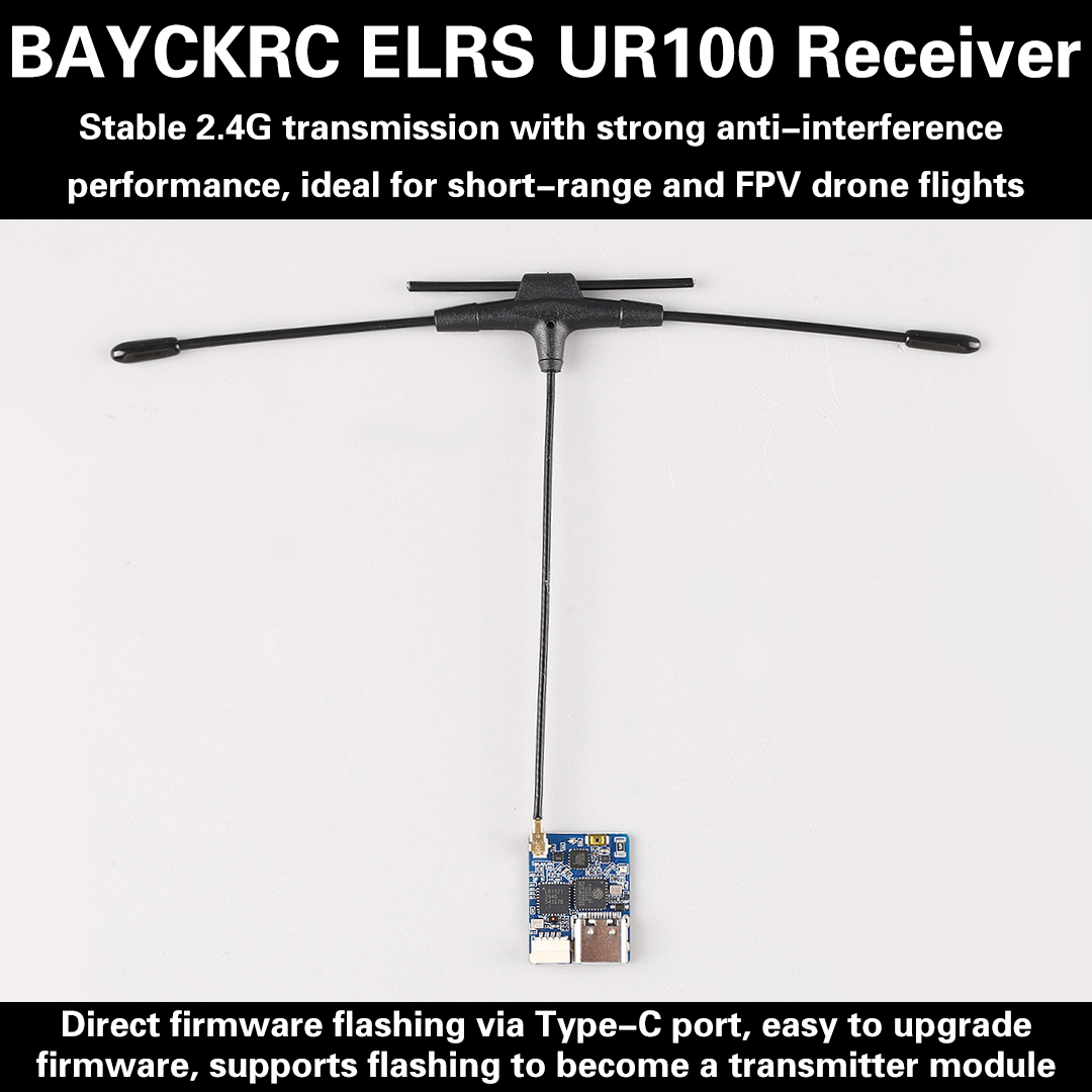 BAYCKRC UR100 ExpressLRS Dual  - Fpv Drone Frame incelemesi ve fiyatı
