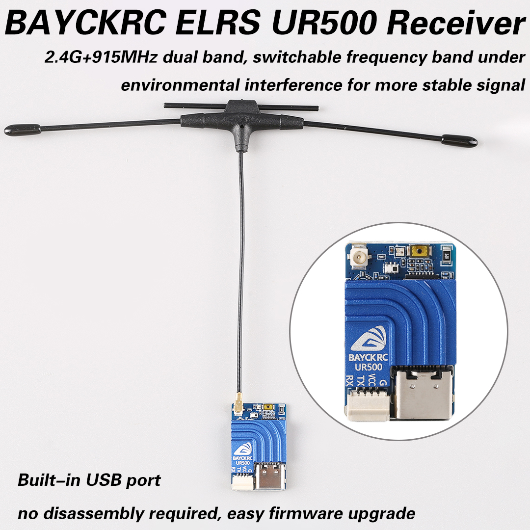 BAYCKRC UR500 ELRS RX 500mW Du - Fpv Drone Frame incelemesi ve fiyatı